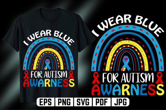 An Honest Crafter's Review of the Autism Awareness Rainbow T-Shirt Graphic