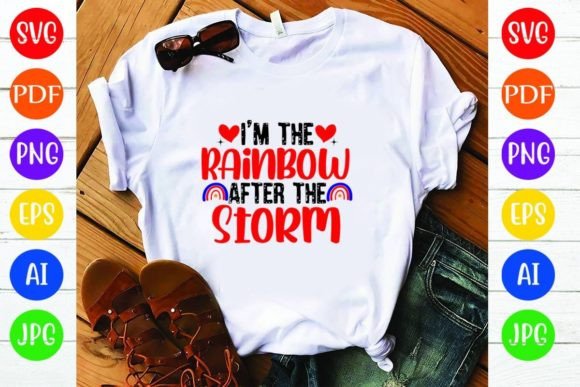 From Storm to Sunshine: Using Rainbow Graphics for T-Shirt Designs