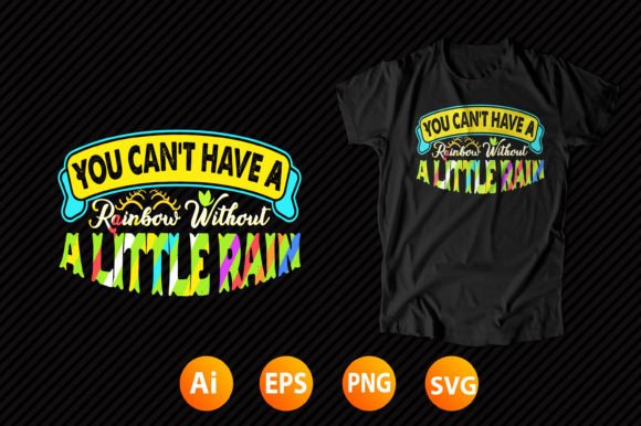 Rainbow T-shirt Design 14: Graphics & T-Shirt Designs Review