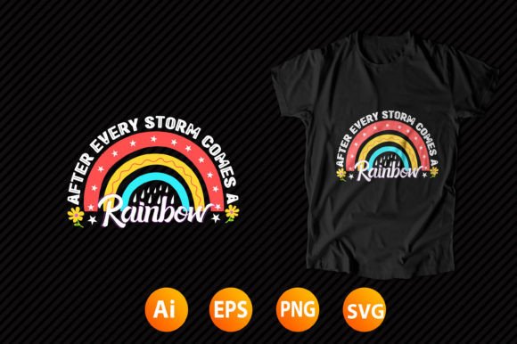 Rainbow T-shirt Design 32: T-Shirt Graphics Review