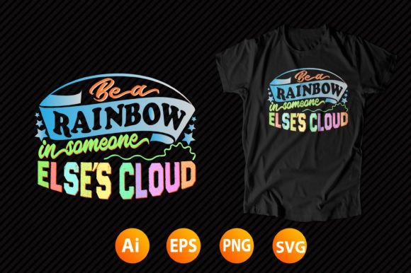 Rainbow T-Shirt Design 6: A Publishing Asset Review