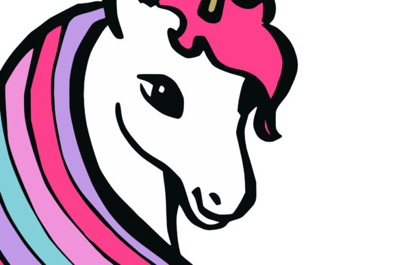 Unicorn Head Graphics for Modern T-Shirt Designs